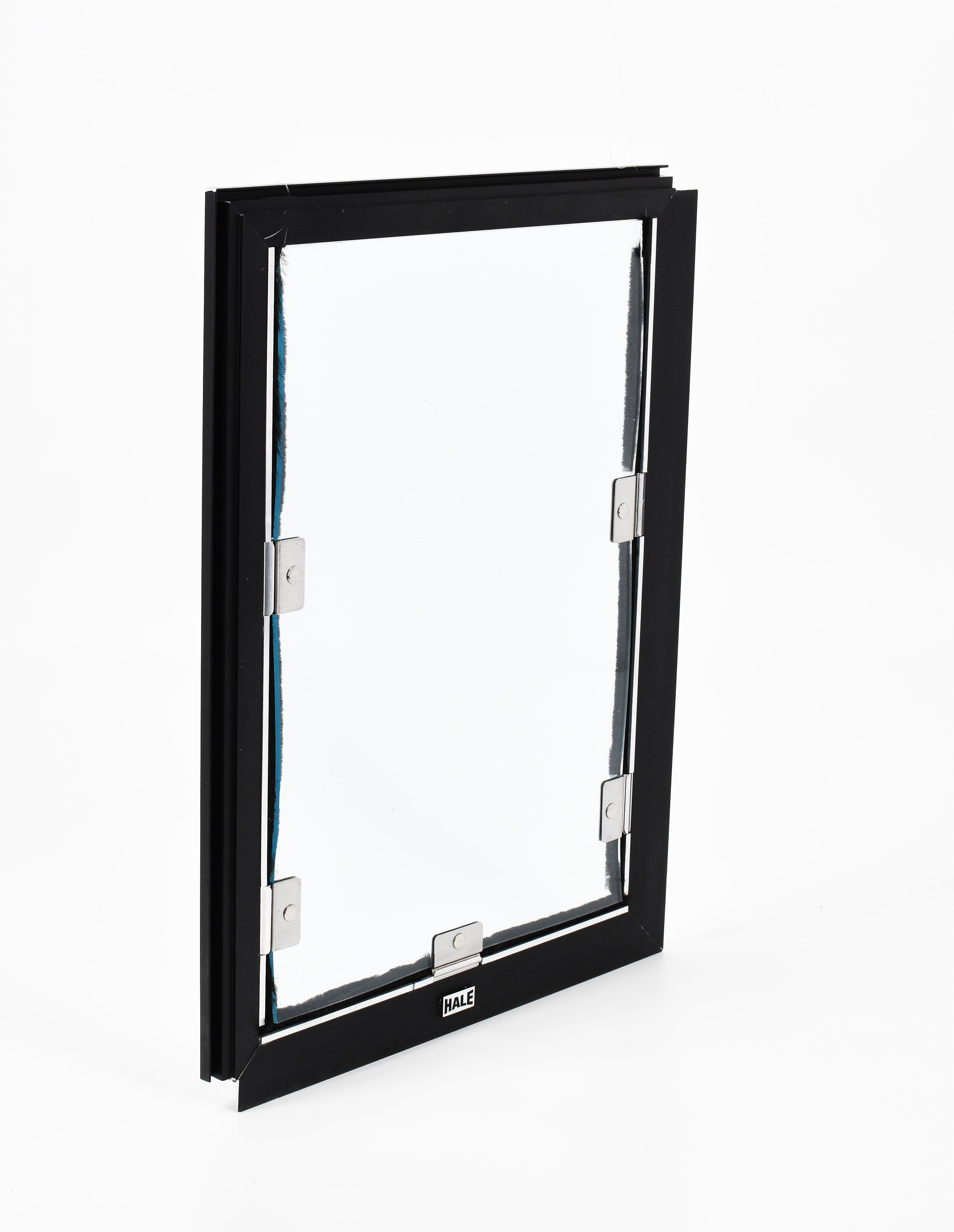 Dog Door - Screen Model Phone Order Only Dog Proofer Tall Small Medium (6 1/2" x 12 1/2") Dark Bronze Standard 1/2" thick or less