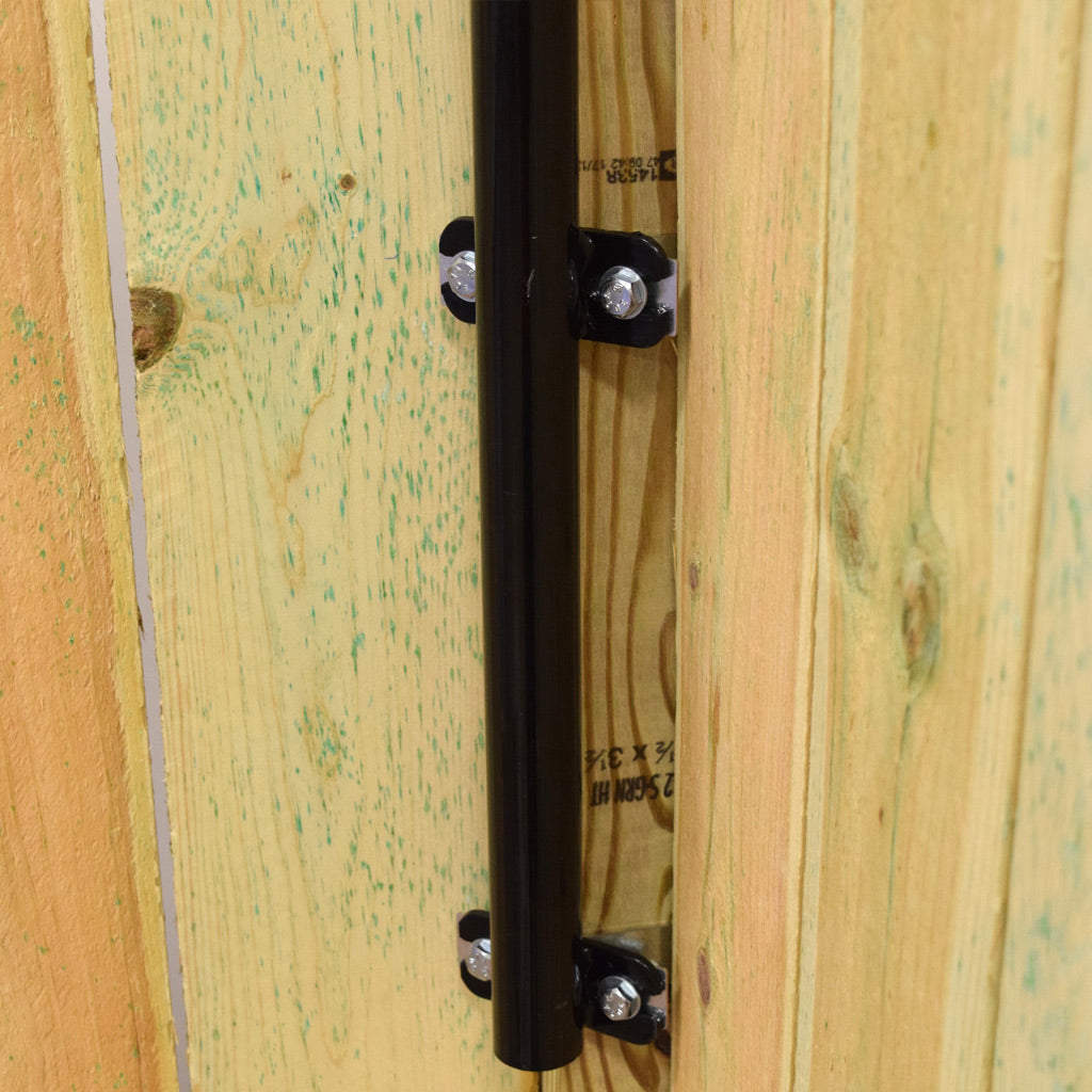 Customizable corner bracket type 3 for various pet fence configurations by Dog Proofer.