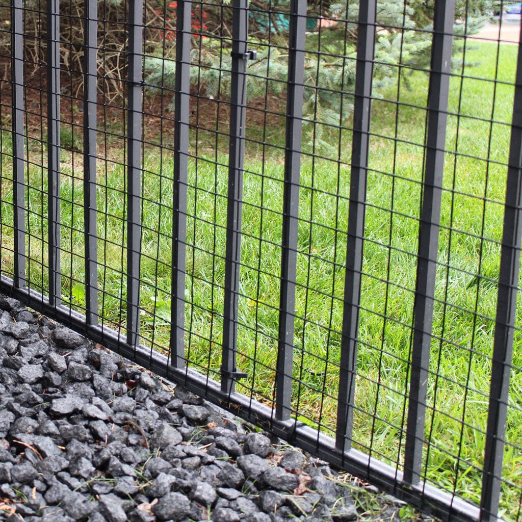 Dog Proofer product designed to prevent dogs from getting through various types of fences.
