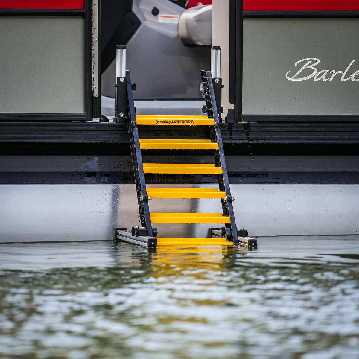 Pontoon Boat Dog Ladder WaterDog Adventure Gear 