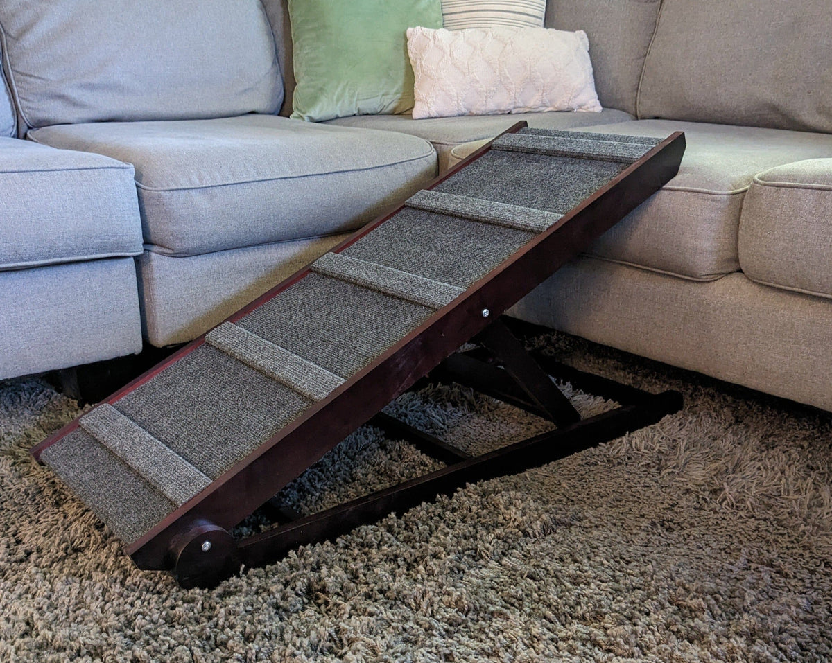 Dog-Proofer Indoor Pet Ramp Dog Proofer Walnut 