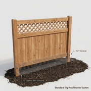 Dig Proofer Kit ⏤ No-Dig Dog Fence Existing Fence Dog Proofer 