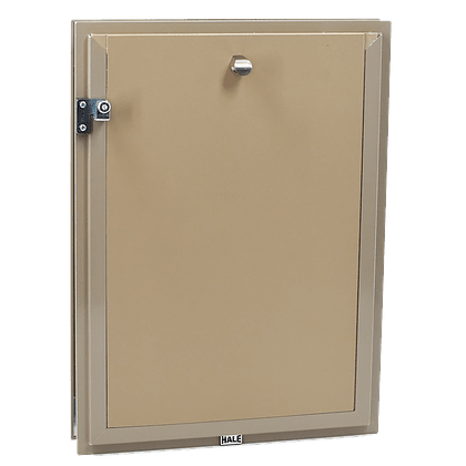 Dog Door - Door Model HALE Small Medium (6 1/2&quot; x 9 1/2&quot;) Arizona Beige Single Flap
