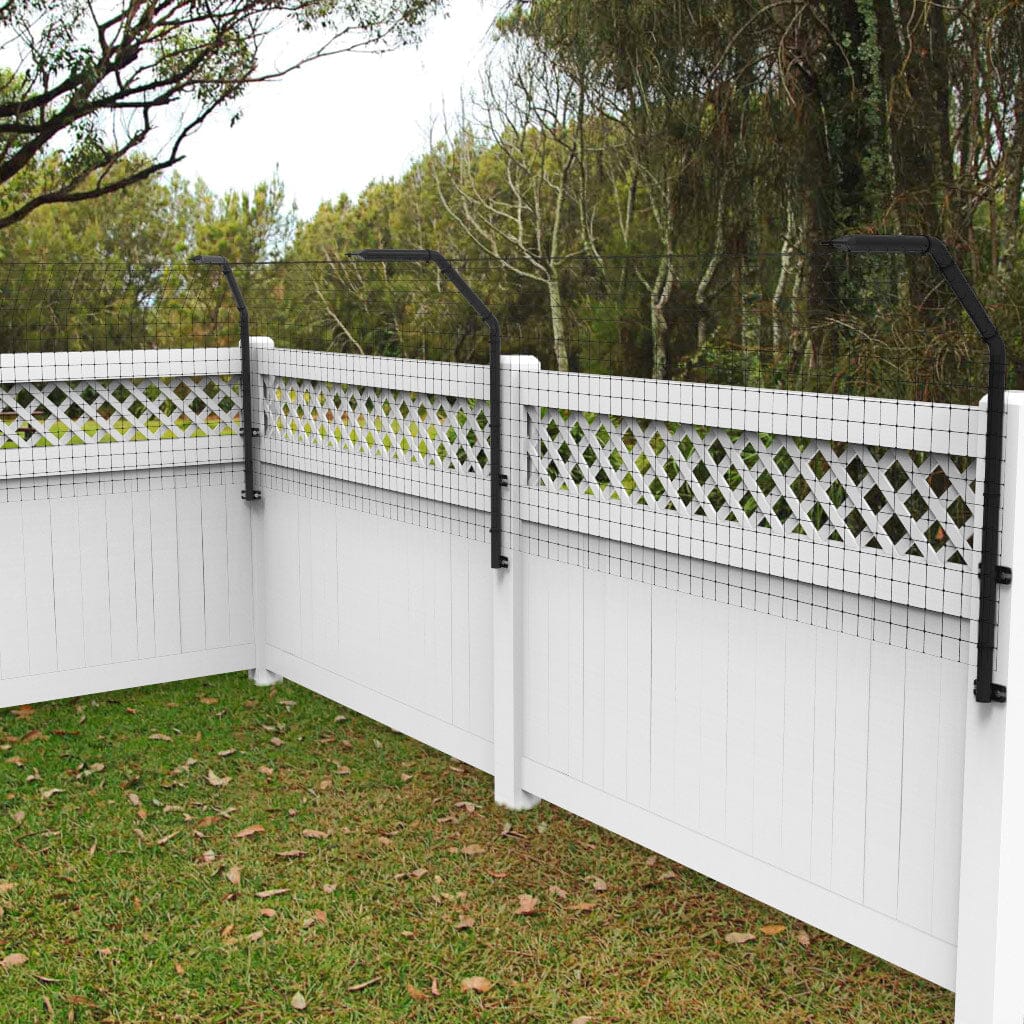 Houdini-Proof Fence Extender for Dogs Existing Fence Dog Proofer 