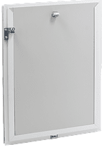 Thru-Glass Dog Door Phone Order Only Dog Proofer Small Medium (6 1/2" x 9 1/2") Brushed Aluminum Single Pane of Glass (3/16" or less glass thickness) / Single Magnetic Flap