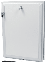 Thru-Glass Dog Door Phone Order Only Dog Proofer Small Medium (6 1/2" x 9 1/2") White Single Pane of Glass (3/16" or less glass thickness) / Single Magnetic Flap