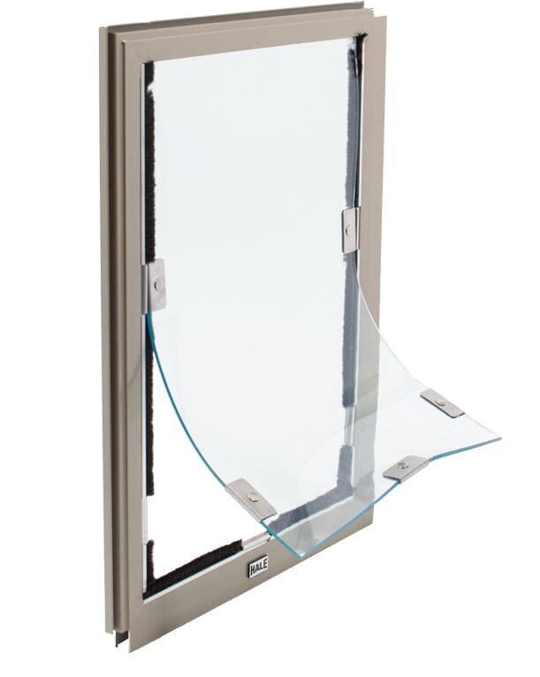 Dog Door - Screen Model Phone Order Only Dog Proofer Small Medium (6 1/2&quot; x 9 1/2&quot;) Arizona Beige Standard 1/2&quot; thick or less