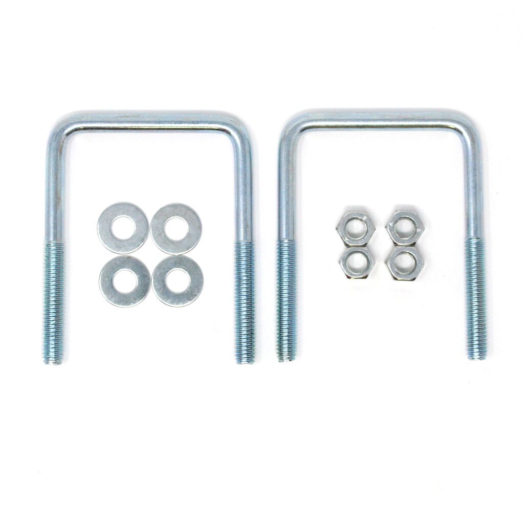 U-Bolt Hardware for Metal Posts Components Dog Proofer 2 Inch (Square) 