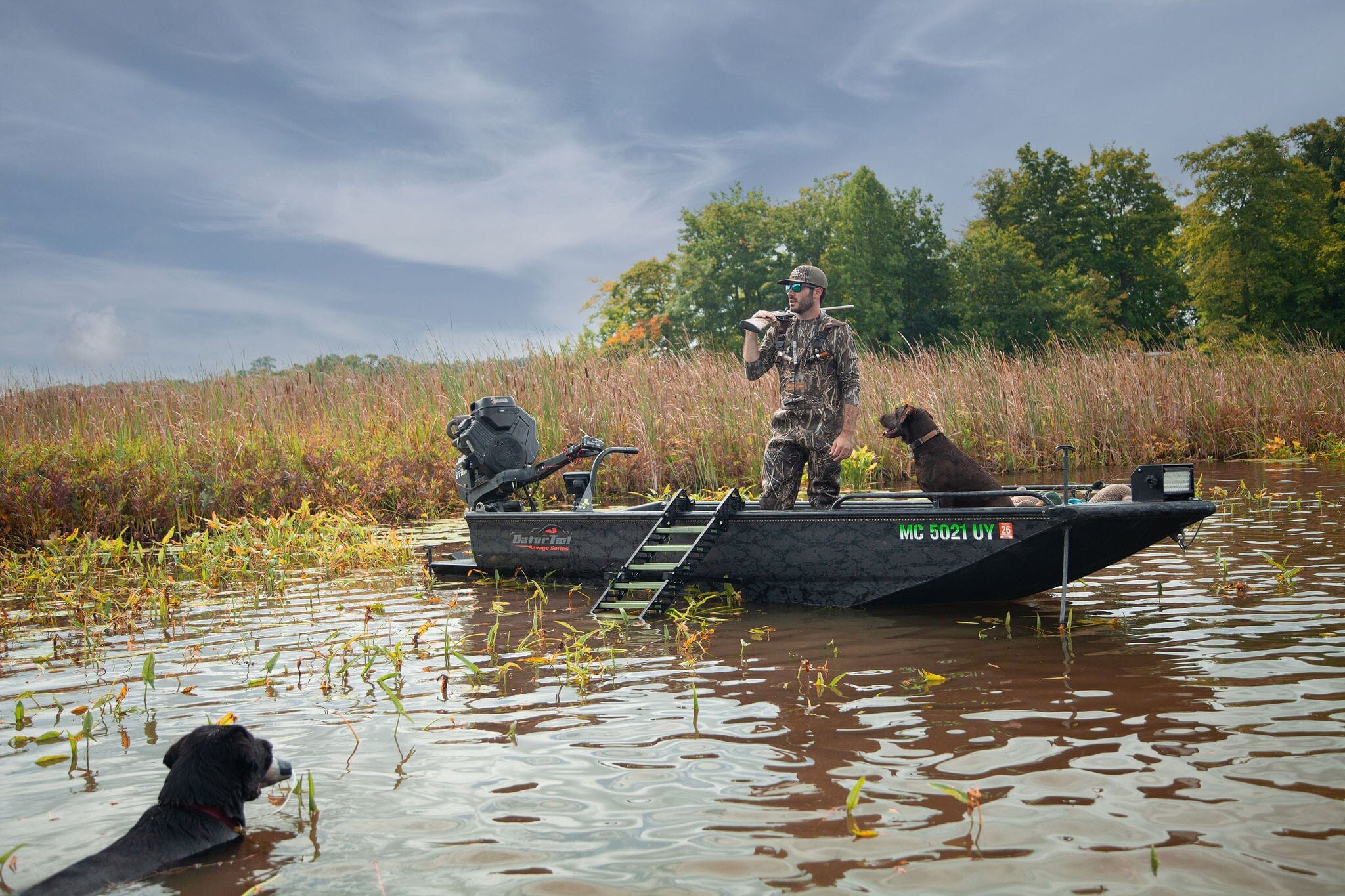 Hunting Boat Dog Ladder PYP 
