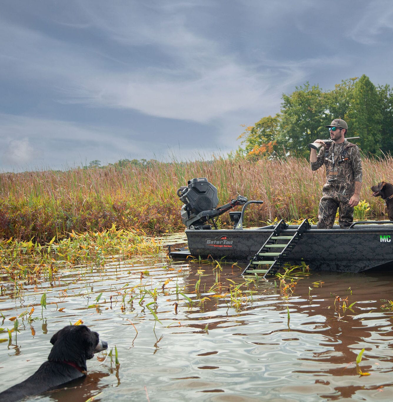 Hunting Boat Dog Ladder PYP 