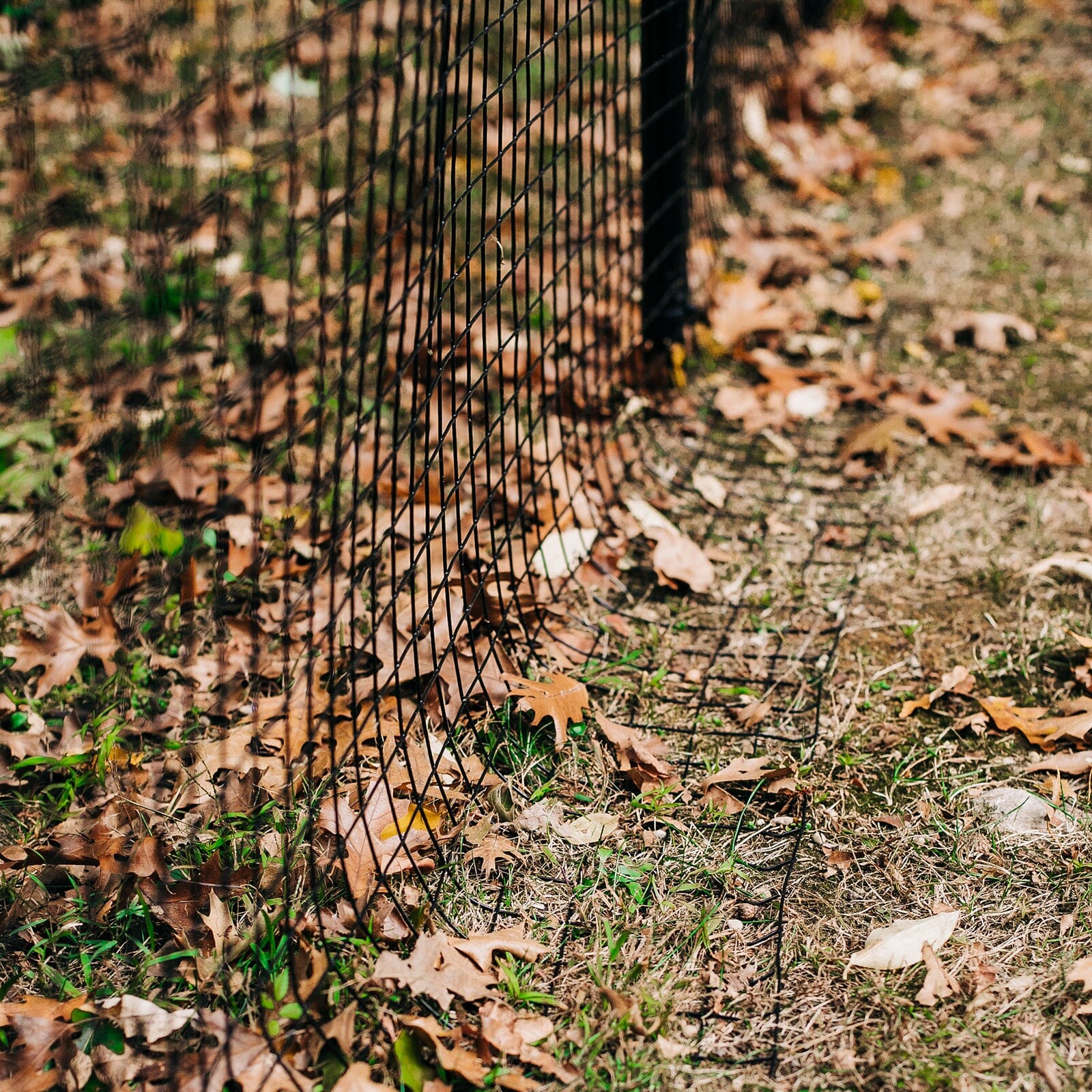 Square base for Dog Proofer's freestanding dog fence, part of the bottom structure.