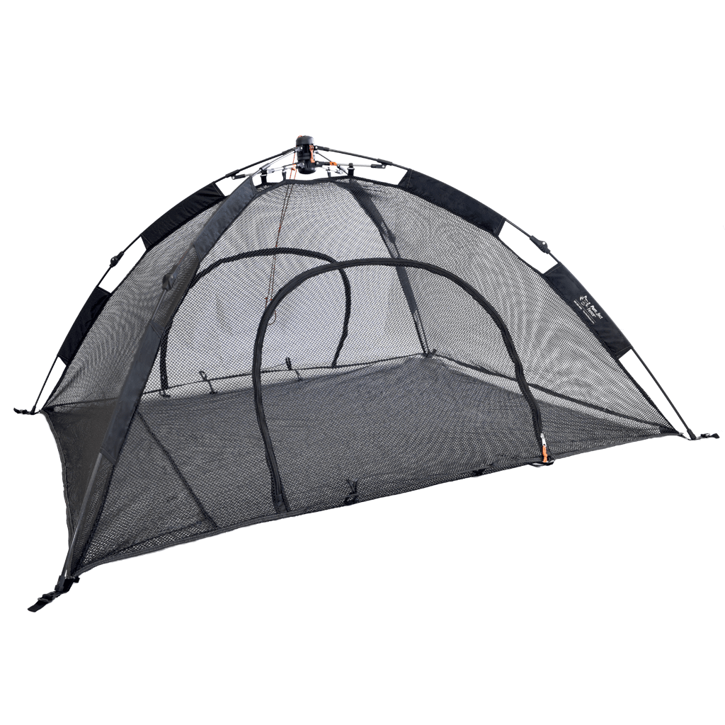 the Dog Proofer cat tent, featuring improved design for pet comfort and safety.