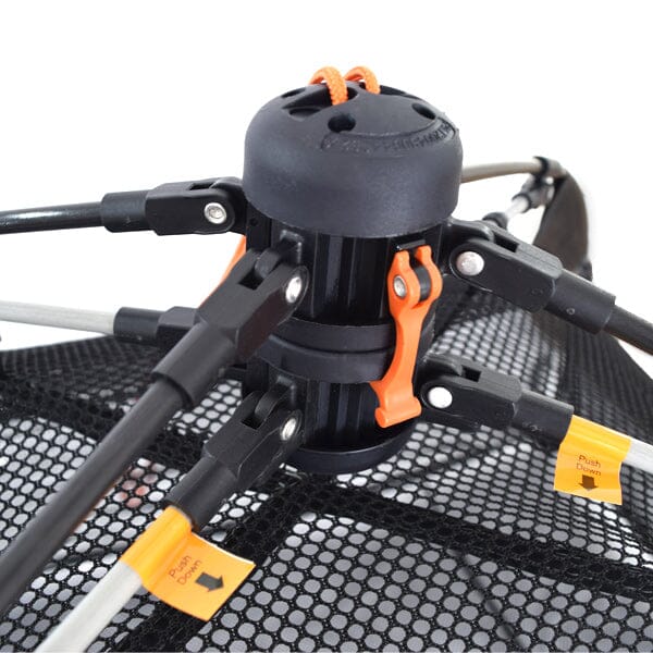 The top piece on the black cat tent that connects everything.