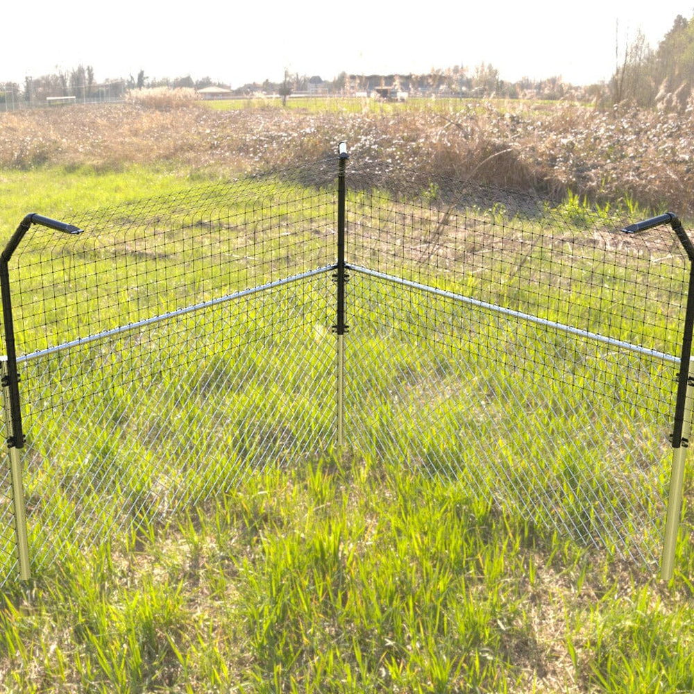 Houdini-Proof Fence Extender for Dogs Existing Fence Dog Proofer 