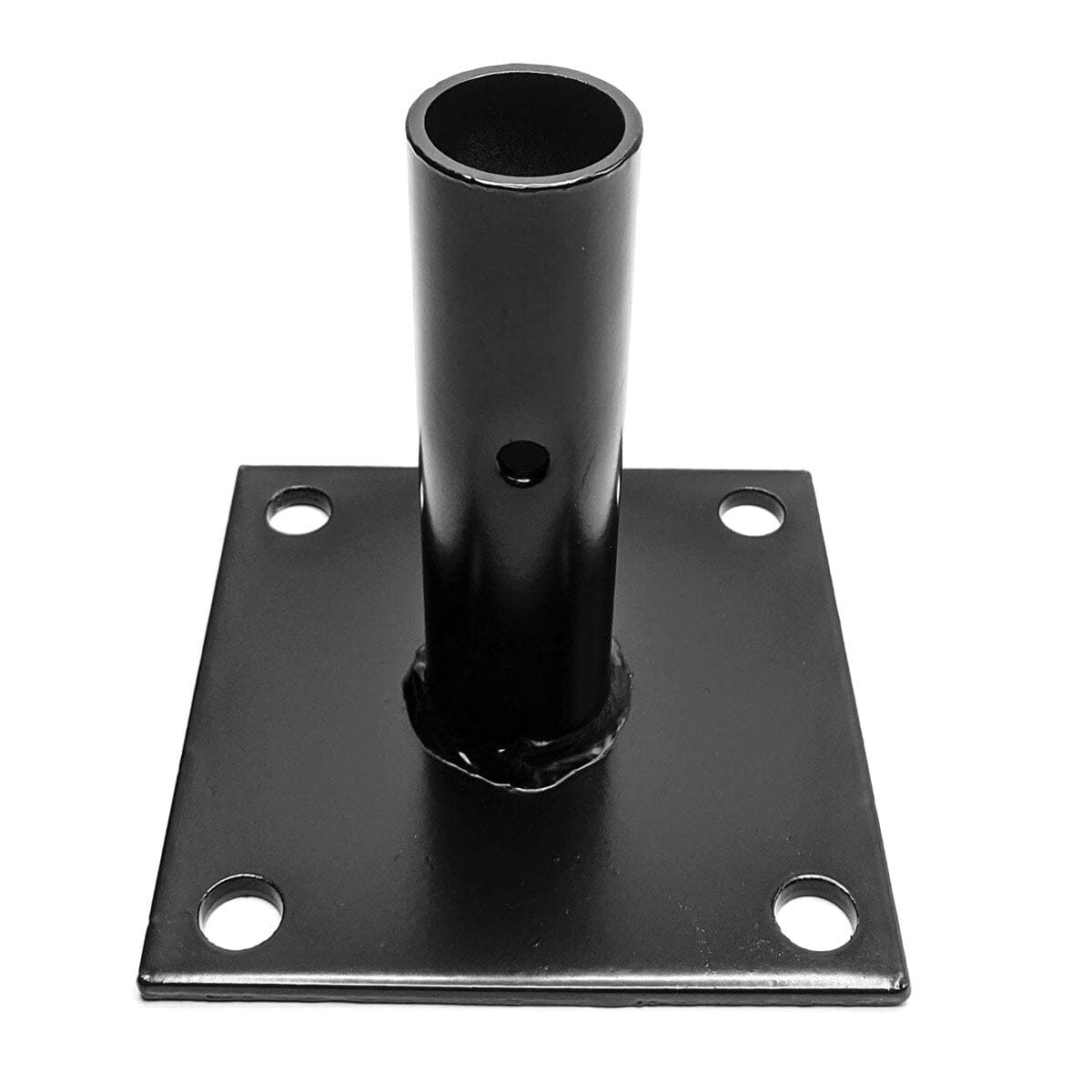 Image displaying the heavy-duty foot pad variant by Dog Proofer for fence post anchoring.