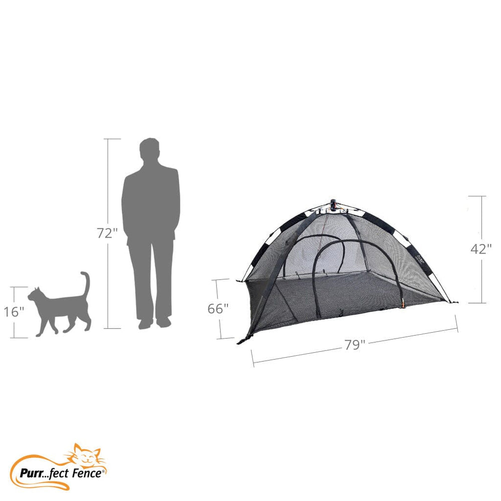 Purrfect PlayTent Portable Small Pet Outdoor Containment System Dog Proofer 