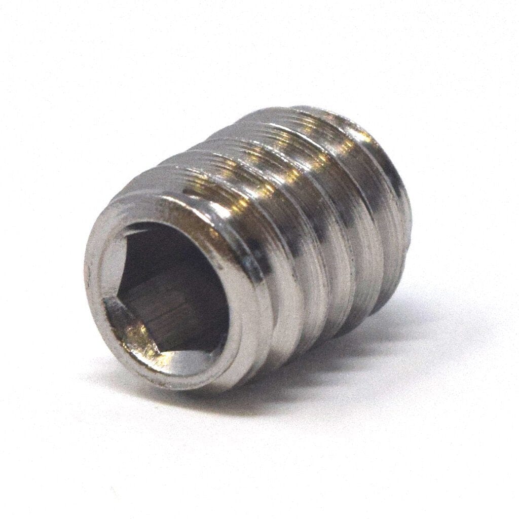 Image of a set screw by Dog Proofer, essential for securing fence components, in high resolution.
