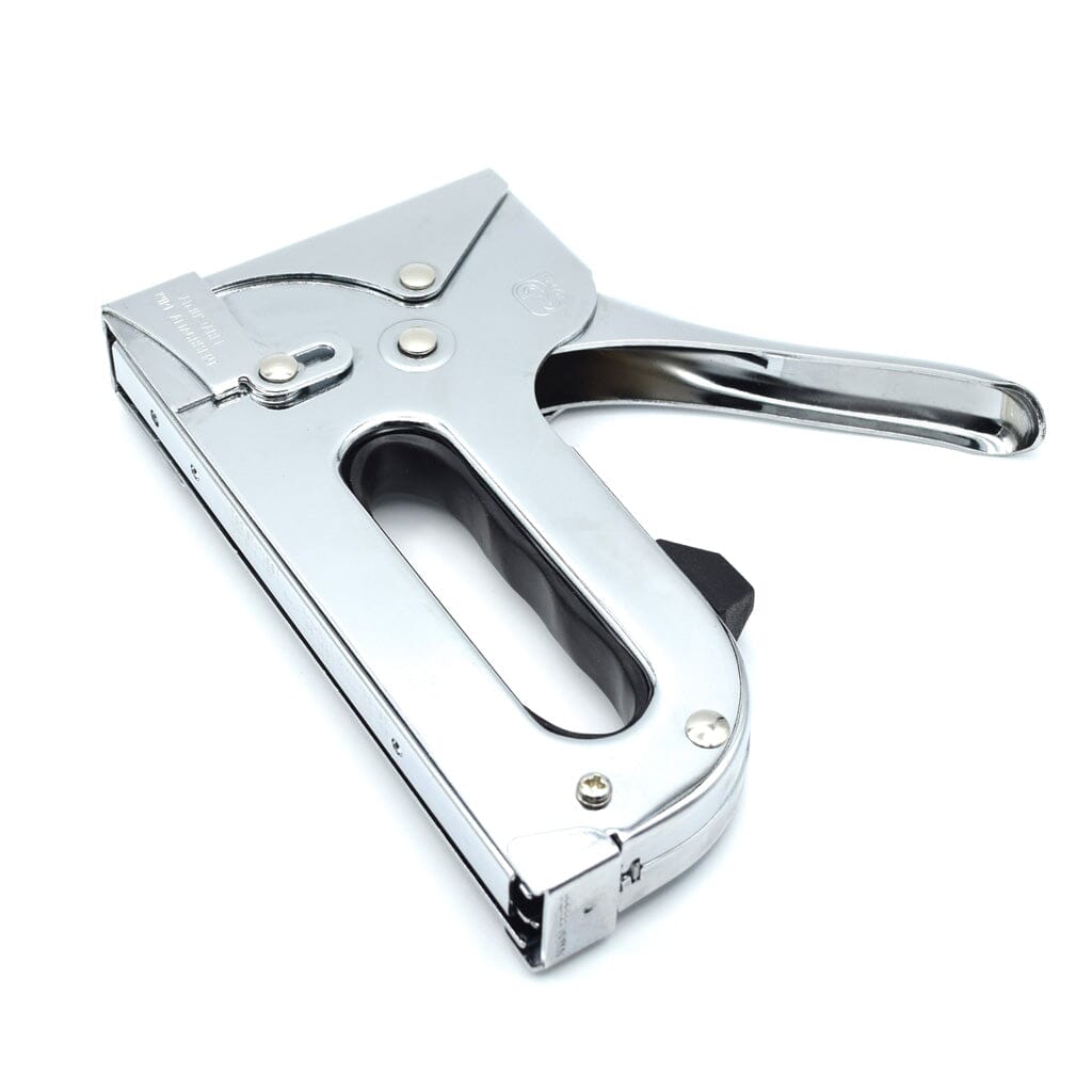 Small image of a fence stapler by Dog Proofer, tool for attaching fencing materials.